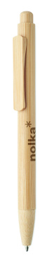 Logotrade promotional item image of: Bamboo automatic ball pen