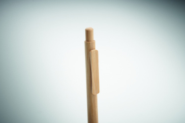 Logo trade promotional products picture of: Bamboo automatic ball pen