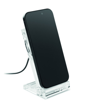 Logotrade promotional giveaway picture of: Acrylic wireless charger 15W