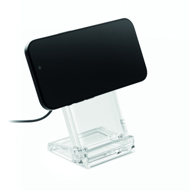 Logo trade promotional products image of: Acrylic wireless charger 15W