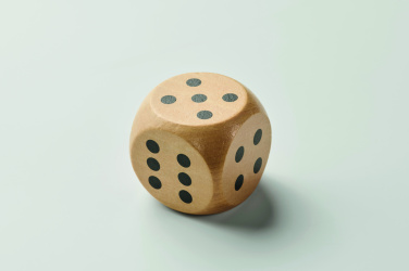Logotrade advertising products photo of: Schima wooden dice 5cm dia