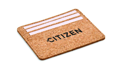 Logotrade promotional gift image of: Cork cardholder with RFID