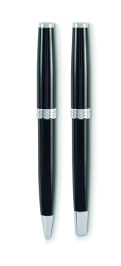 Logo trade advertising products picture of: Ball pen and roller set