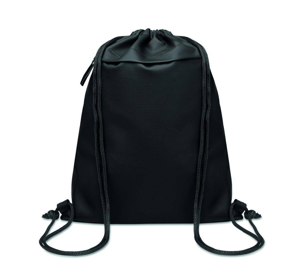 Logotrade business gift image of: Drawstring bag in 600D RPET
