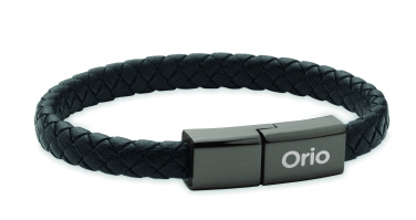 Logotrade promotional product image of: Braided bracelet cable type-C