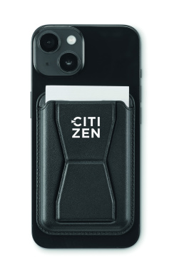 Logo trade promotional gift photo of: Magnetic PU cardholder