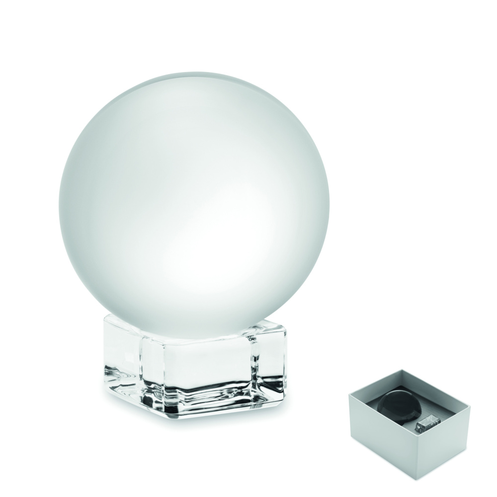 Logotrade corporate gift picture of: Glass round award