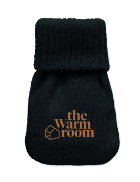 Logo trade promotional merchandise image of: Hand warmer knitted polyester