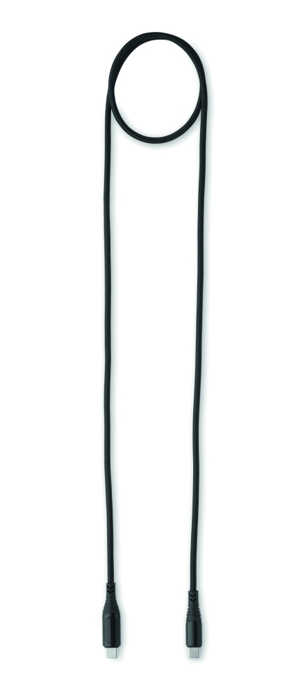 Logo trade promotional item photo of: 100W charging cable type-C