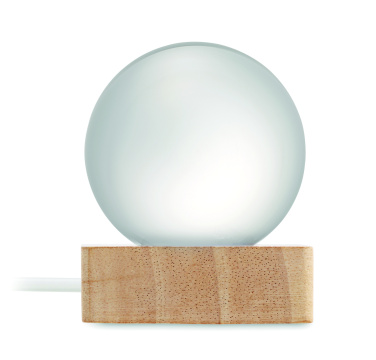 Logo trade promotional item photo of: LED glass ball