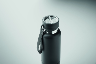 Logo trade business gifts image of: Double wall bottle 500ml