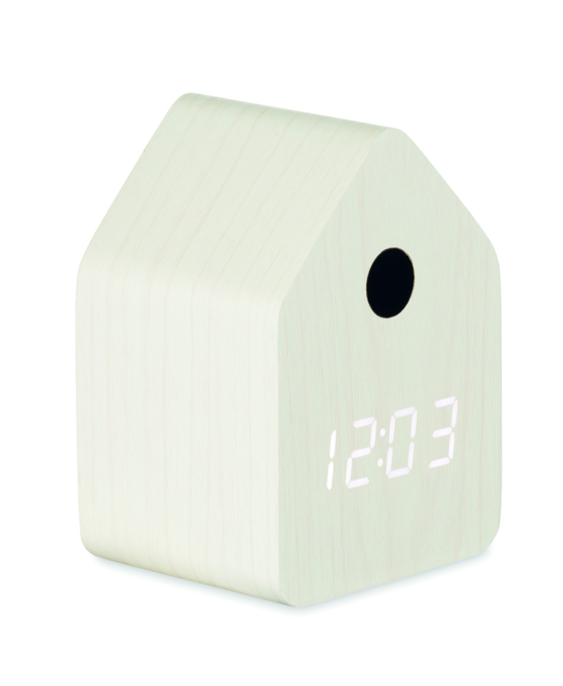 Logotrade promotional gift picture of: MDF cuckoo alarm clock