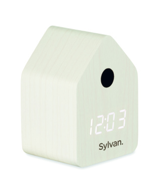 Logotrade promotional giveaway image of: MDF cuckoo alarm clock