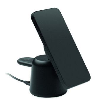 Logotrade promotional merchandise image of: 3 in 1 wireless charger 15W