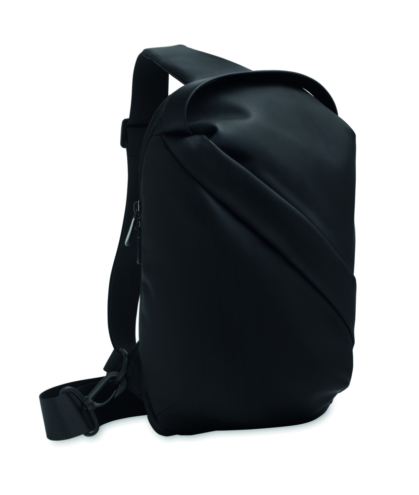 Logo trade promotional products picture of: Cross chest bag in soft PU