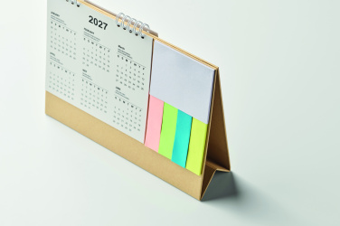 Logotrade advertising products photo of: Desk calendar with memo pad