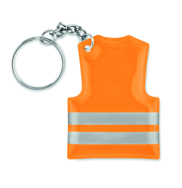 Logo trade corporate gifts picture of: Key ring with reflecting vest Jekabpils