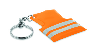 Logotrade promotional merchandise photo of: Key ring with reflecting vest Jekabpils