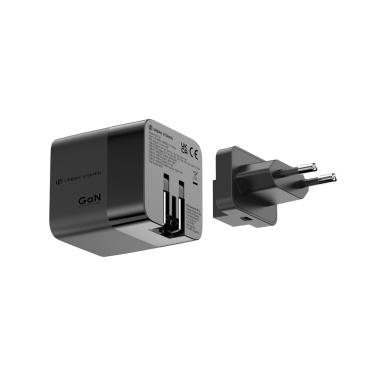 Logotrade business gift image of: Urban Vitamin Mendocino 65W GaN charger retractable cable