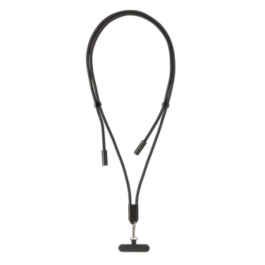 Logo trade promotional gifts picture of: LoopAmp RCS RPET adjustable phone cord with 60W cable