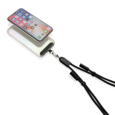 Logo trade advertising products image of: LoopAmp RCS RPET adjustable phone cord with 60W cable