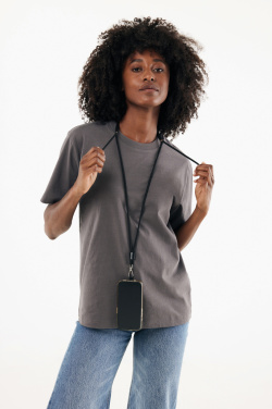 Logotrade advertising products photo of: CarryLoop RCS recycled PET adjustable phone holder lanyard