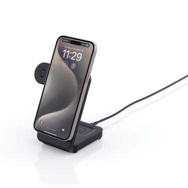 Logotrade business gift image of: Urban Vitamin Arcadia RCS rplastic 15W 3in1 magnetic charger