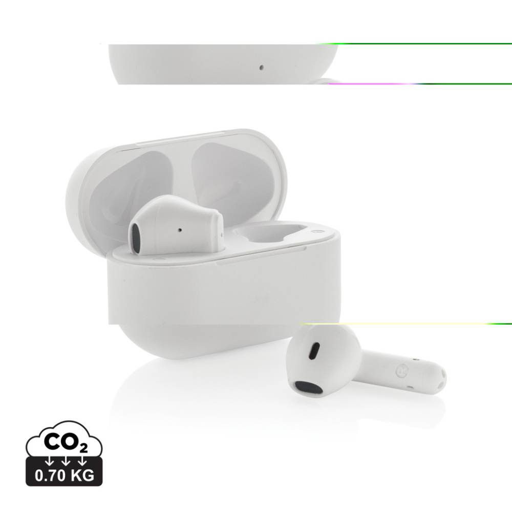 Logo trade business gift photo of: Tunevo RCS recycled plastic wireless earbuds