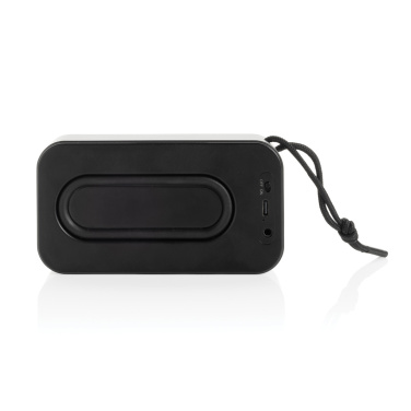 Logo trade promotional merchandise picture of: Swiss Peak RCS recycled aluminium 10W bass speaker