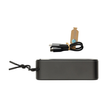 Logotrade corporate gift picture of: Swiss Peak RCS recycled aluminium 10W bass speaker