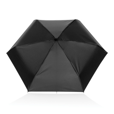 Logo trade promotional giveaways picture of: 19.5" Aware™ RPET super mini manual 190T Pongee umbrella