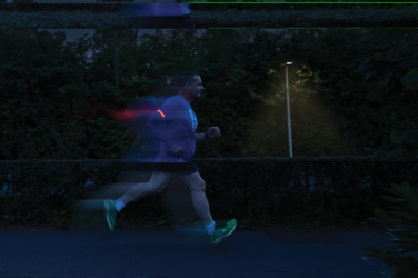 Logo trade corporate gifts picture of: Lumi Sprint RCS rplastic LED re-chargeable running light