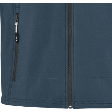 Logo trade promotional merchandise image of: Langley men's softshell jacket