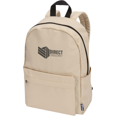 Logo trade promotional giveaways image of: Byron 14" GRS recycled city laptop backpack 16L