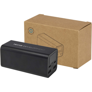 Logo trade promotional products picture of: Acamar 20.000 mAh 70W recycled aluminium laptop power bank