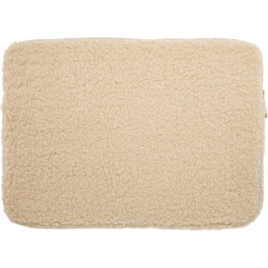 Logo trade corporate gifts image of: Bear 13" GRS recycled sherpa laptop sleeve 2L