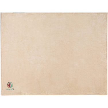 Logo trade advertising products image of: Ashen GRS recycled sherpa blanket