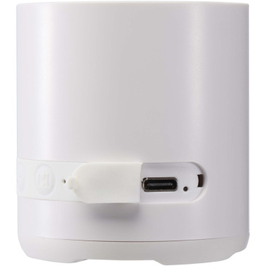 Logo trade business gifts image of: Hunor 3W recycled plastic wireless speaker