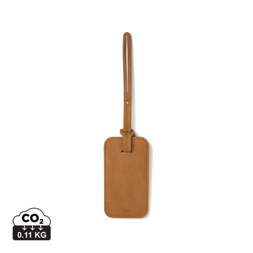 Logo trade promotional gift photo of: VINGA Bosler RCS luggage tag