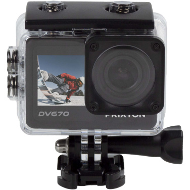 Logotrade promotional items photo of: Prixton DV670 4K dual screen action camera