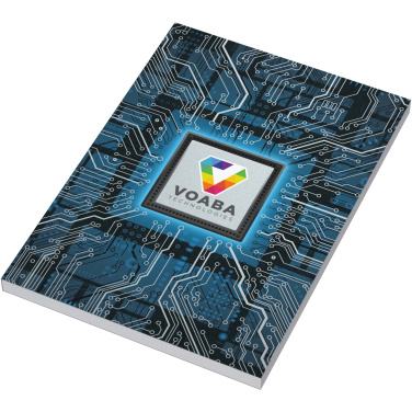 Logo trade promotional gifts picture of: Novella Austen A5 metallic soft cover notebook - 100 sheets