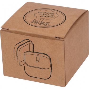 Logotrade promotional merchandise picture of: Candle in tin PRAGUE