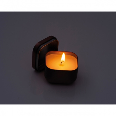 Logotrade promotional product image of: Candle in tin PRAGUE