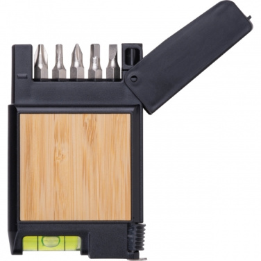 Logo trade advertising products image of: 3-Meter Tape Measure with Level HALIFAX