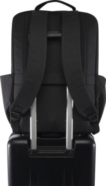 Logo trade promotional products picture of: Libra 15” GRS recycled laptop backpack 15L