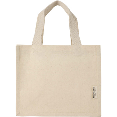Logotrade promotional giveaways photo of: Odessa 220 g/m² GRS recycled cotton mini gusset tote bag 9L