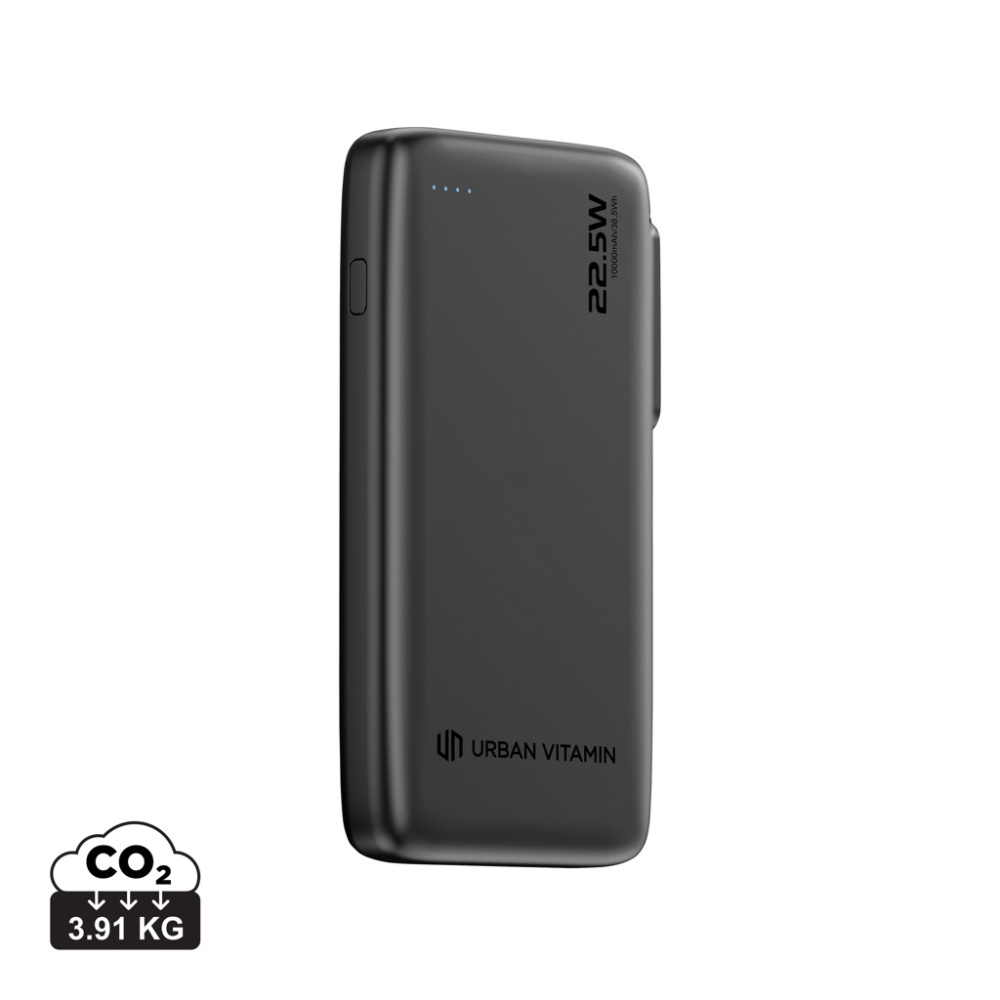 Logo trade promotional item photo of: Urban Vitamin Emeryville 20W 10.000mAh Powerbank