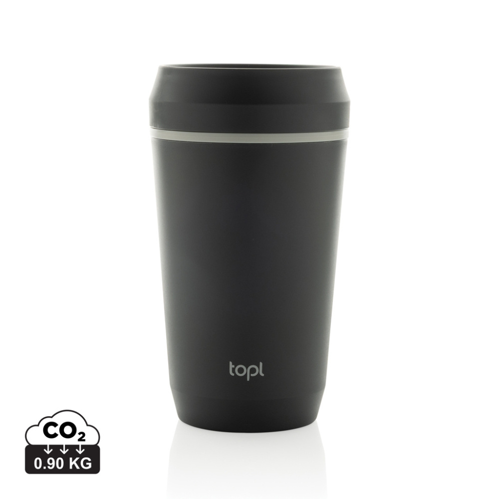 Logotrade advertising products photo of: Topl Recycled Plastic To Go Tumbler Patented 360 Lid 354ml