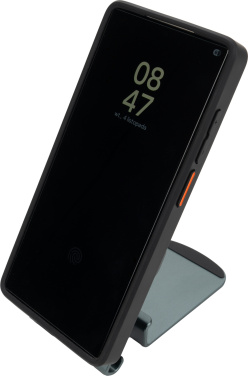 Logo trade promotional giveaways image of: Phone holder with wireless charger