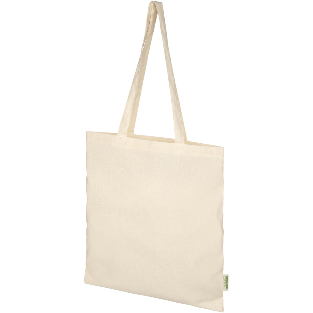 Logo trade advertising products image of: Odisha 100 g/m² OCS organic tote bag 7L